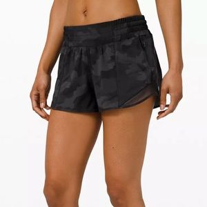Lululemon Camo Hotty Hot Shorts II 2.5 Inseam